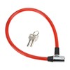 SPYMINNPOO Bicycle Lock Cable with Key Steel Wire Portable Cable