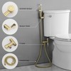 Greenspring Bidet Sprayer for Toilet Brushed Gold Bidet Attachment for