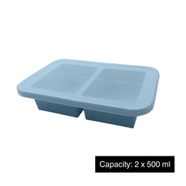 Dotz Soup Freezer Bowl, Perfect for Freezing Soup Cubes, 2 x 500 ml Compartments
