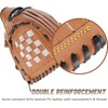 basesball Infielder's Mitts (Black Brown, 12.5 inch)