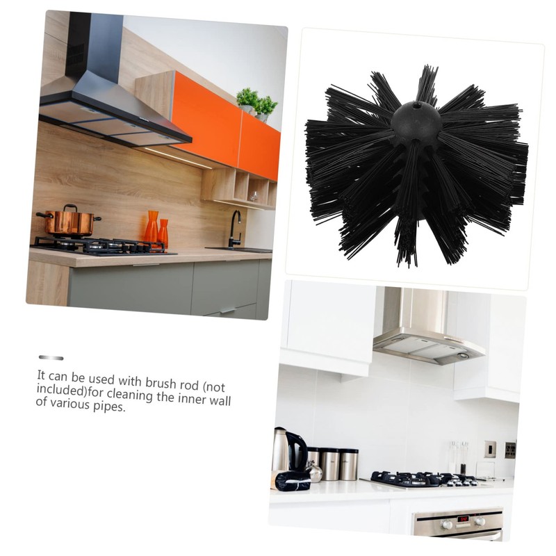 MERRYHAPY 2sets Cost Chimney Brush Head Dryer Vent Brush Without