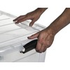 Logiplast Pack of 5 Transparent Storage Boxes 14 Litres with
