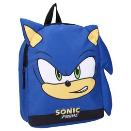 mybagstory Sonic Backpack – Blue – Children's – School – Primary – Kindergarten – Daycare – School Bag Boy – Size 32 cm – Adjustable Straps – Gift Idea, Blue, 32 cm