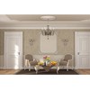 HEXIM Stucco Rosette Polystyrene EPS White, Ceiling Rosette Round and