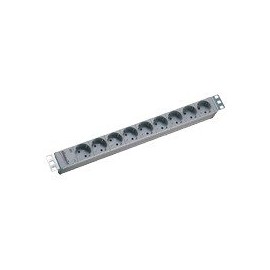 BACHMANN 19" Steckdosenleiste, 8-fach, mit Wippschalter