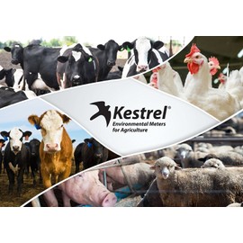 Kestrel Drop D2AG Livestock Heat Stress Monitor, HiViz Green