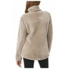 32 Degrees Heat Womens Full Zip Plush Jacket (Medium, Goat)