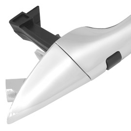 Auto Dynasty [Non Key Hole] Factory Style Front Exterior Car Door Handle with Smart Entry Compatible with Elantra 2011-2016, Passenger Right Side, Chrome