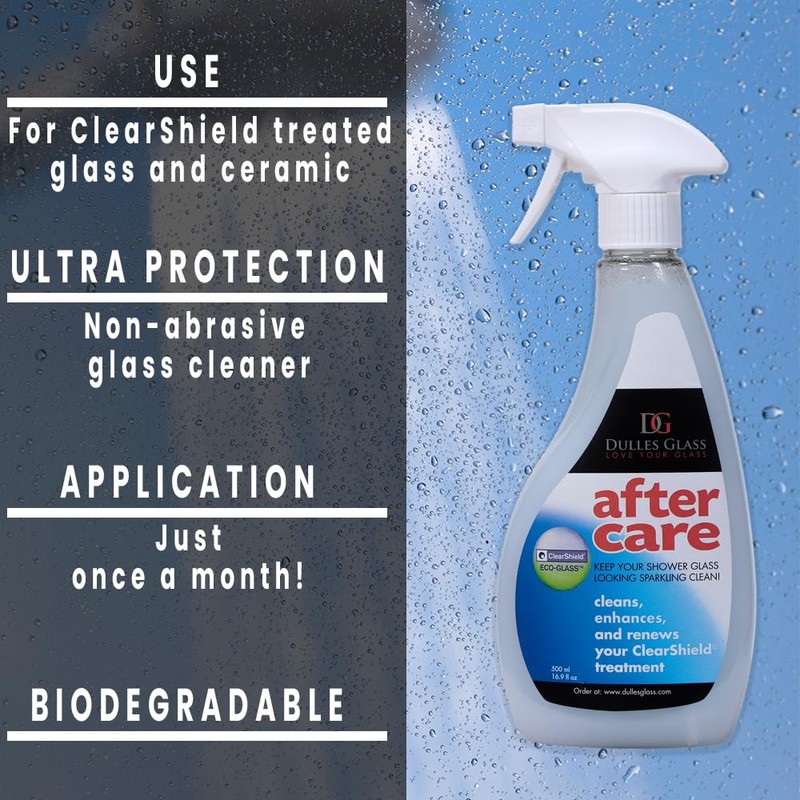 ClearShield Aftercare Shower Door, Glass and Ceramic Cleaner