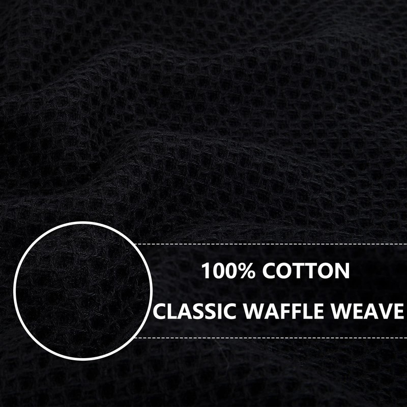 Moosfor 100% Cotton Tea Towels, Highly Absorbent Soft Dish Cloths,