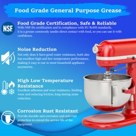 Horex Food Grade Grease 50g Kitchen Stand Mixer Machines Anti-Seize Mixer Gear Bearing Attachments for Home Household Coffee Cooking Machine