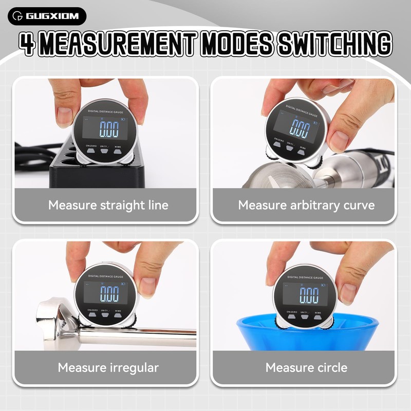 Gugxiom Electronic Digital Tape Measure, Digital Measuring Tape with 200m