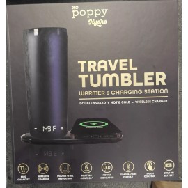 poppy Hydro travel tumbler 11,50ozWaryand Charging Station Black