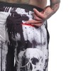 Yakuza Men's Horned FU Swim Shorts, White, 3 XL