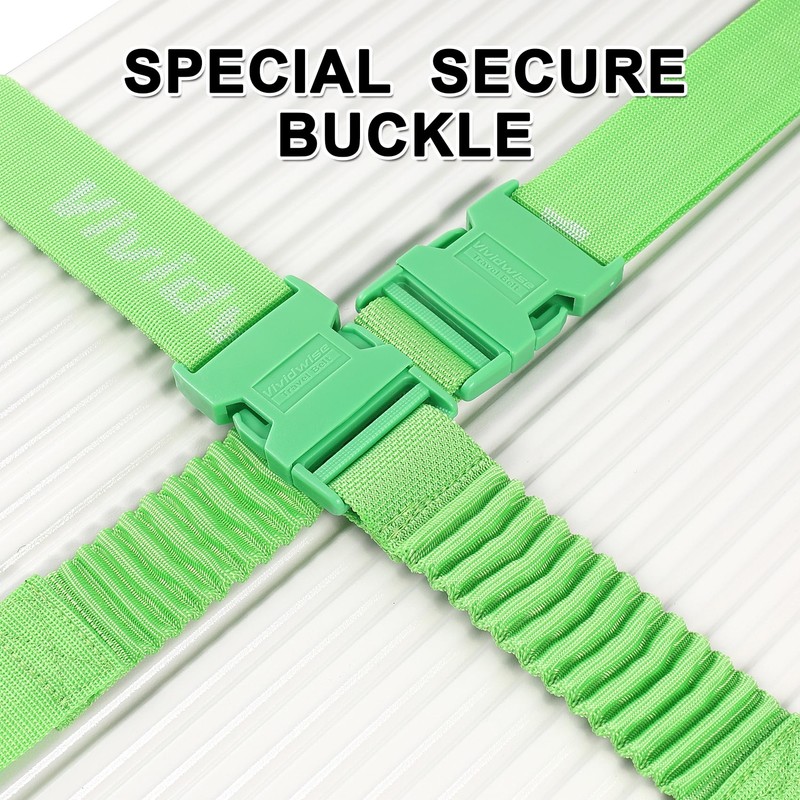 Vividwise Luggage Straps, Luggage Straps for Suitcases TSA Approved with