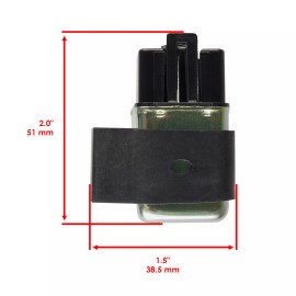 Caltric Starter Relay Solenoid fits Polaris Atv 0453488 Starter Relay