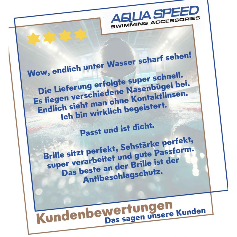 Aqua Speed Lumina Swimming Goggles for Glasses Wearers in the