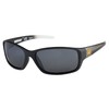 Caterpillar Men's Sensor Polarized Sunglasses Rectangular, Matte Black, 62 mm