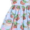 LZJLSQHYH Girls Flutter Sleeve Yoda Baby Party Dresses Children Summer