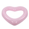 Heart Shaped Swimming Circle 120cm Thick Tear Resistant PVC Material