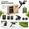 20V Cordless String Trimmer for Lawn Care – Lightweight Battery