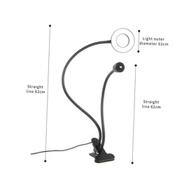 Operitacx Supplementary Lamp Fill Lamp Clip Ring Light for Phone Desk Ring Light Perfect for Selfie Live Stream