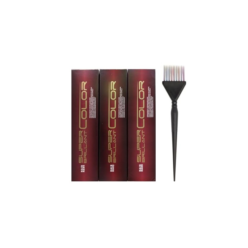 HAIR HAUS Super Brilliant Colour Hair Colour 3 x 100