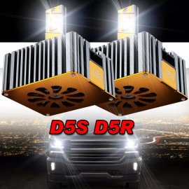 CHUSYYRAY D5S LED Headlight Bulb Conversion Kit Canbus 180W 6000K Xenon white Super Bright