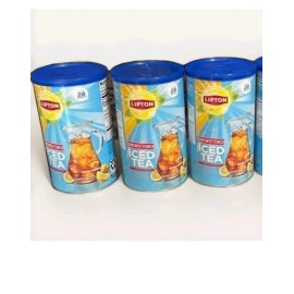 Lipton 3 PACK NEW Lipton Caffeinated Unsweetened Instant Iced Tea 28 Quarts EXP. 11/26