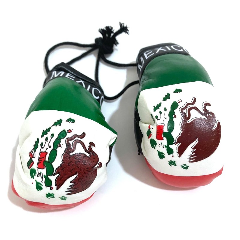 Mexico flag Boxing Glove Mexican flag decoration car accessories hanging
