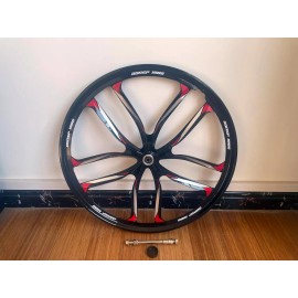 DONSP1986 26" 10 Spokes Rear Mag Wheel 135mm - Beach Cruiser Mountain Bicycle