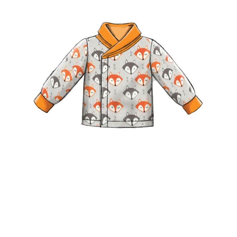 McCall Pattern Company Baby's Bunting, Jacket, Vest, Pants, and Beanie
