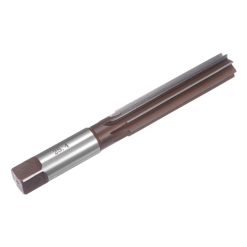 sourcing map 1" Hand Reamer H8 Accuracy Alloy Tool Steel