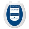 Mayfair Caswell Modern Slow Close Toilet Seat, Easy Clean Hinges