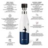 Les Artistes Paris Bottle'up 500 ml Design Blue/White, Drinking System,