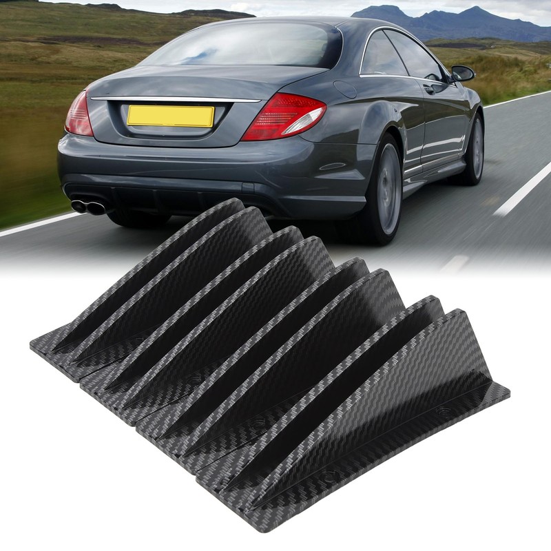 4PCS Car Rear Lower Spoiler Sporty Universal Rear Bumper Chassis