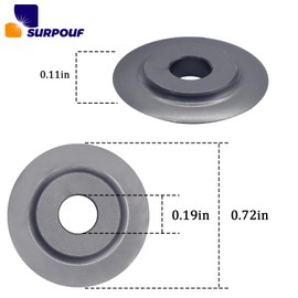 41317 Model E-3469 Tubing Cutter Replacement Wheel Parts (4-Pack) Fits For RIDGID Cutter 101 103 104 117 118 150 151 152 153 205
