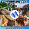 Heat Insulation Sectioning Clips, 2PCS Blue Hair Styling Clips -