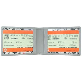 Mala Leather Vinny & Victor Leather Travel Card/Season Ticket Holder 698TC_11 Grey