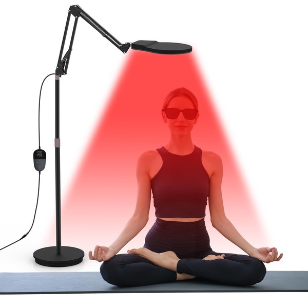 Red Light Lamp, 150LEDs Infrared Light with 3 Timer &