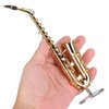 Saxophone Ornaments Miniature Decoration Mini Musical Instrument Model Gift Craft