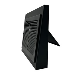 Vintage Black Steel Gravity Baseboard Register - 15" X 12" Outside Dimensions…