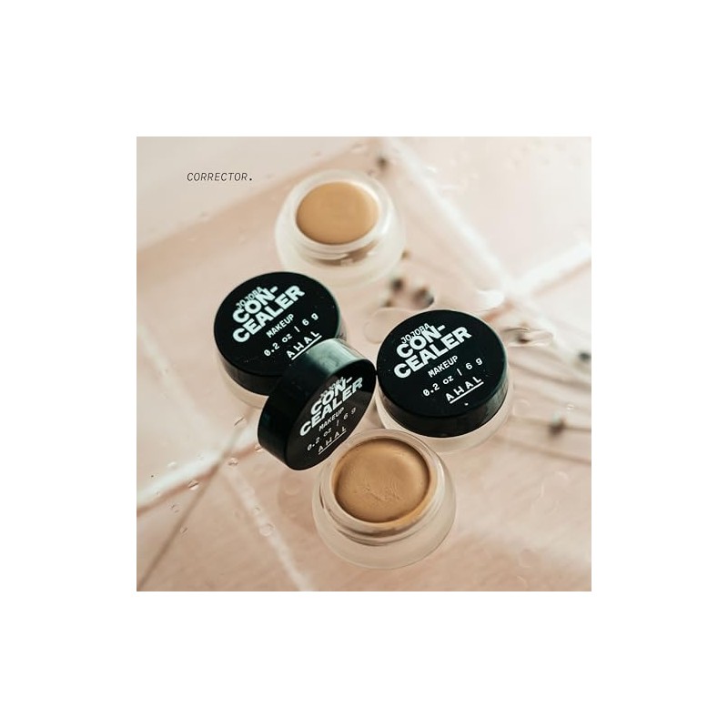 AHAL Corrector Jojoba y Coco Cobertura Media Alta Tono 01