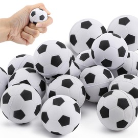 Mini Football, Pack of 16 Mini Sports Balls, Football, Small Stress Ball, Children's Softball, Football Softballs, Stress Balls, Foam Balls, Anti-Stress Ball for Game Prizes, Party Favours