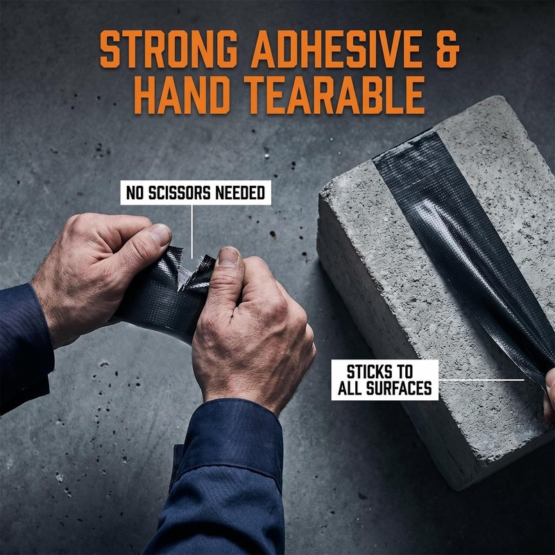 Autrends Super Strong Duct Tape 6 Inch x 32 Feet