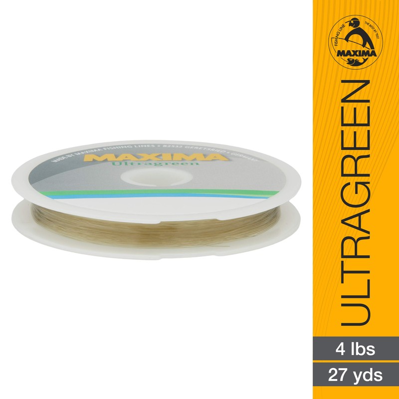 Maxima línea de Pesca líder Wheel, Transparente, ultraverde, 1.8 k/24.6