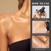 HOSAILY Body Glitter Spray, Bronze Body Shimmer Spray for Face