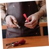 DIYEAH Set of 15 Palette Sticks, Glue Brush, Leather Glue