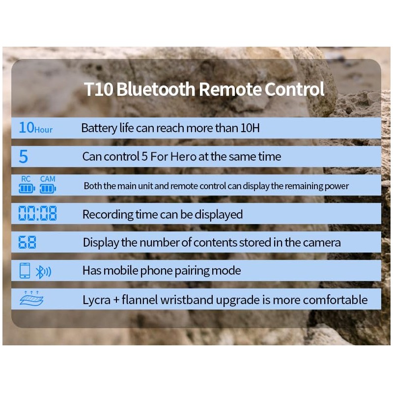 Telesin Remote control for GoPro Hero 11/10 / 9/8 /