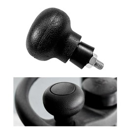 YTFRL Steering Wheel Knob, Non-Slip Spinner Turning Aid Power Handle with 8mm Screw Mounting Bracket, Universal Steering Wheel Handle for Trucks Forklifts Cars, Car Accessories